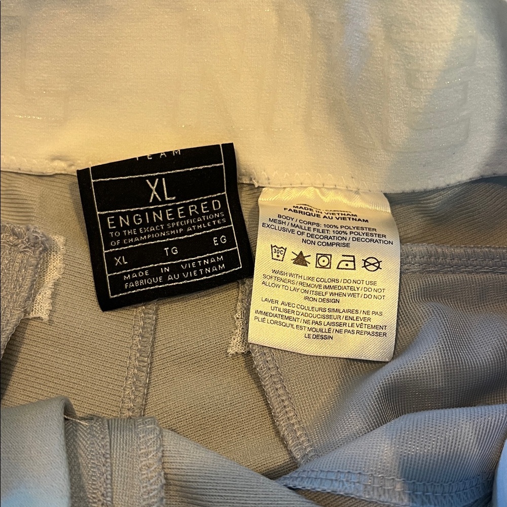 Nike Gray Baseball Pants with Red Stripe - Picture 4 of 5